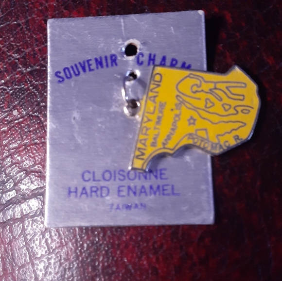 1960/1970's Maryland Enamel Cloisonne State Charm - Picture 2 of 13